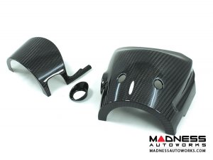FIAT 500 Steering Wheel Shroud - Carbon Fiber 